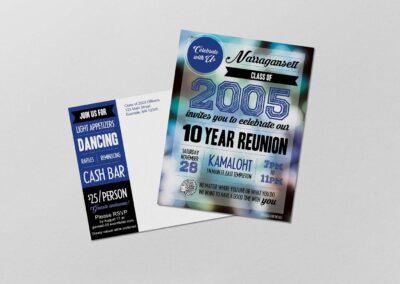 Narragansett Regional High School Class Reunion Invitation